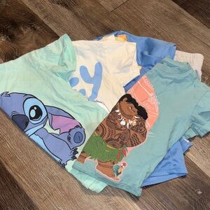 Disney Kids Short Sleeve Tees - Blue and Green